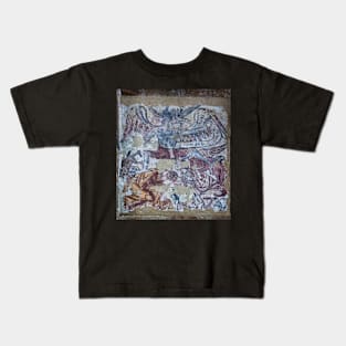 Medieval Wall Painting in St Michael and St Mary's Church Kids T-Shirt